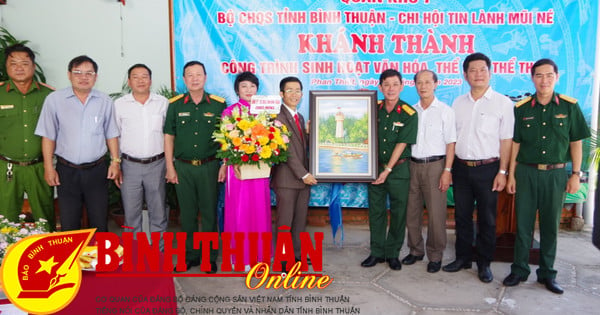 El Comando Militar Provincial de Binh Thuan entrega instalaciones culturales y deportivas