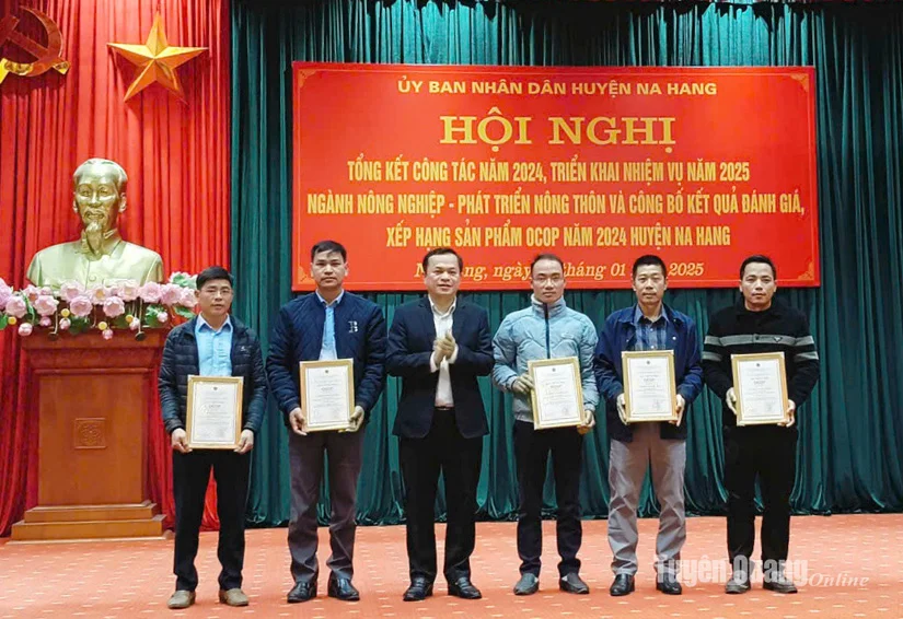 Na Hang has 10 products recognized as 3-star OCOP