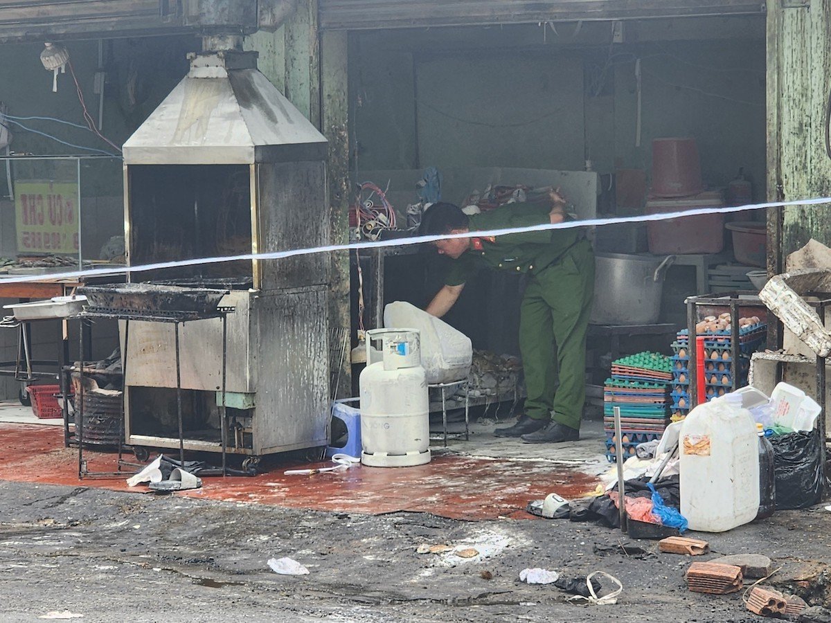 Fuga de gas provoca incendio y dos personas quemadas