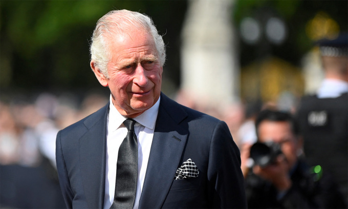 King Charles III outside Buckingham Palace in September 2022. Photo: Reuters