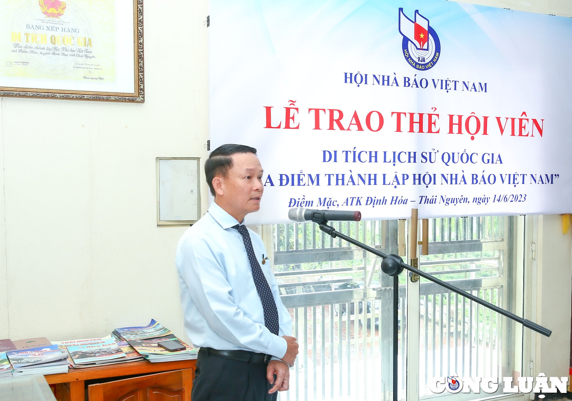 le trao the hoi vien hoi nha bao viet nam y nghia tai atk dinh hoa thai nguyen hinh 3