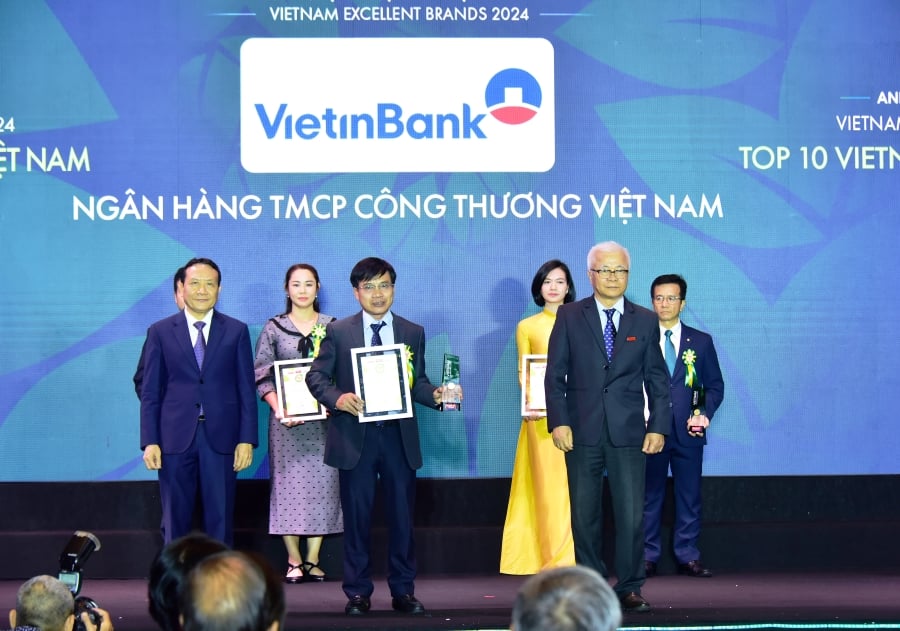 VietinBank được Vinh danh Top 10 Thương hiệu mạnh Việt Nam 2024