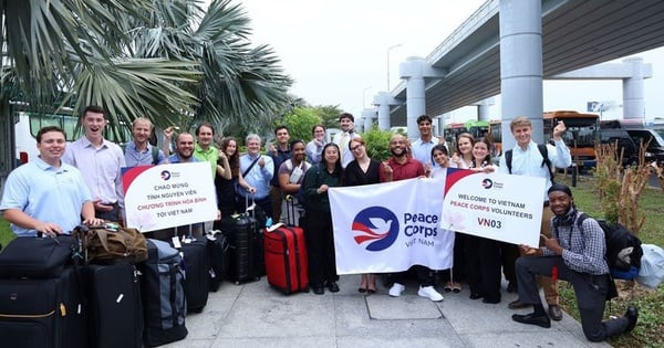 La plus grande délégation de volontaires du Peace Corps arrive au Vietnam