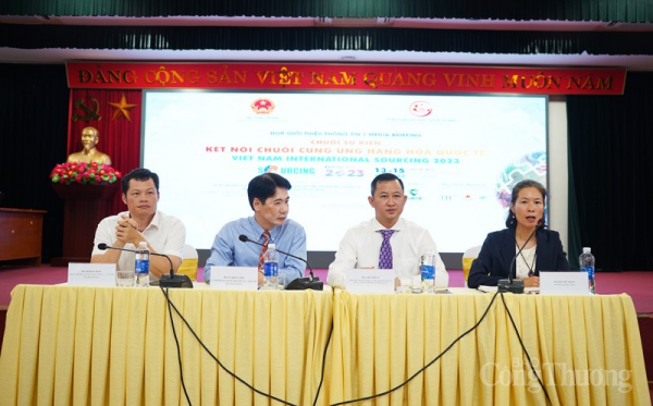 Ministry of Industry and Trade holds press conference to introduce information about International Goods Supply Event Chain 2023