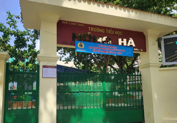 Hong Ha Primary School, Binh Thanh District. Photo: HN