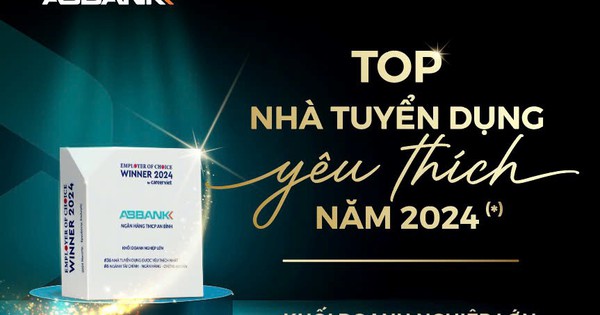 ABBANK được bình chọn Top nhà tuyển dụng yêu thích nhất 2024