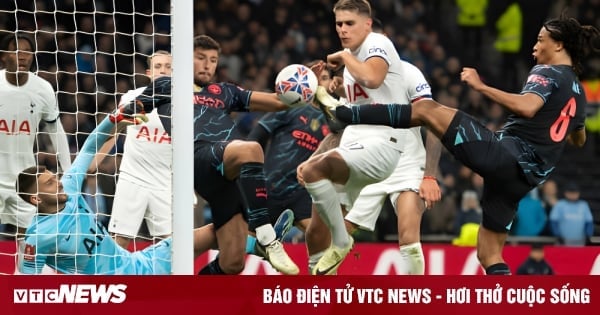 Tranh cãi bàn thắng giúp Man City đánh bại Tottenham tại FA Cup