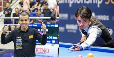 Hai cơ thủ Việt Nam vào bán kết billiards carom 3 băng World Cup