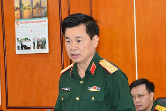 Teniente General Do Xuan Tung, Subjefe del Departamento General de Política del Ejército Popular de Vietnam. (Foto: Periódico del Ejército Popular)