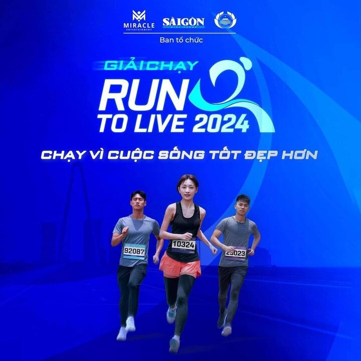 El atleta que rompió el récord nacional de media maratón de Nguyen Thi Oanh y Do Quoc Luat en la carrera Run for Life 2024 recibió 200 millones de VND.