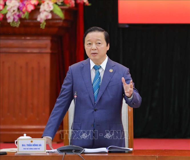 Deputy Prime Minister Tran Hong Ha was approved by the National Assembly to resign from his position as Minister of Natural Resources and Environment. Photo: Thanh Tung/VNA