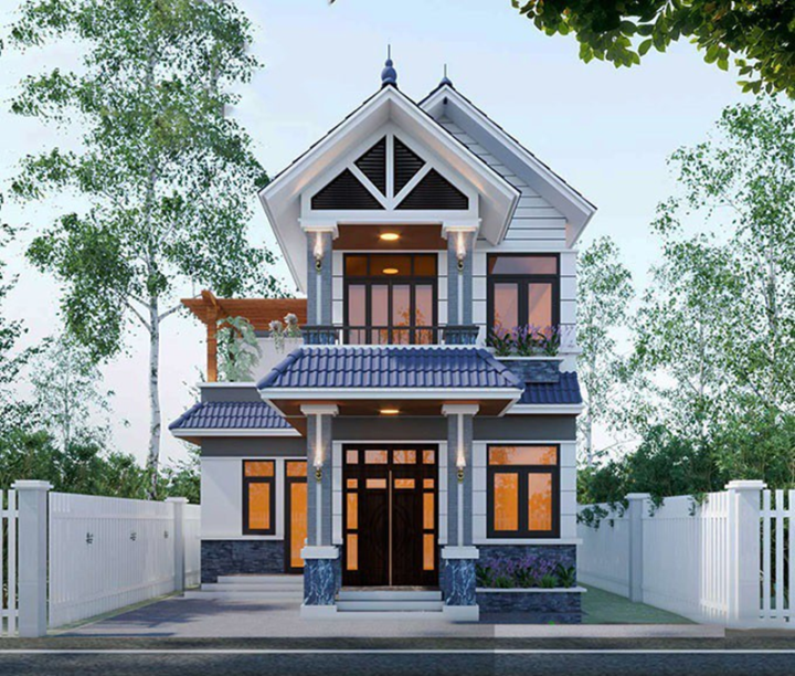 แบบบ้านหลังคาไทย 2 ชั้น สไตล์ชนบท ที่ยากจะละสายตา - 2