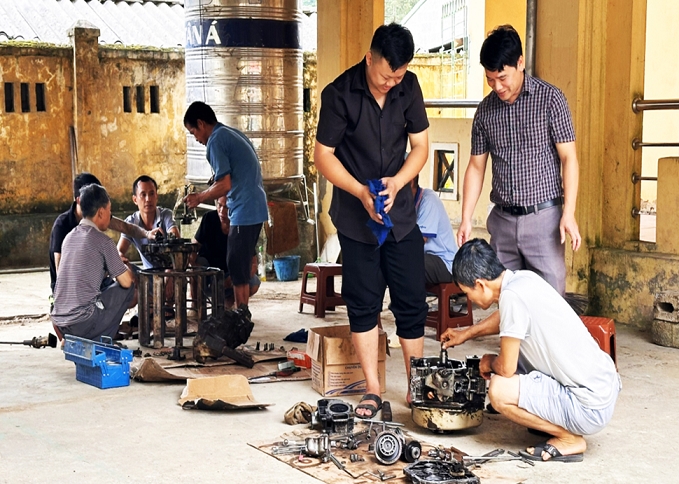 (Ban Chuyên đề - Bài CĐ Ban Dân tộc Cao Bằng) Cao Bằng: Đẩy mạnh chuyển dịch cơ cấu kinh tế từ hiệu quả đào tạo nghề 1