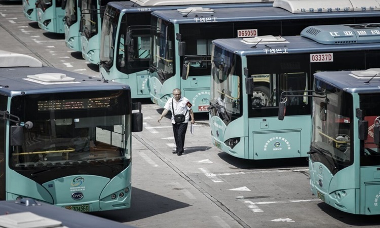 La revolución de los autobuses eléctricos en China