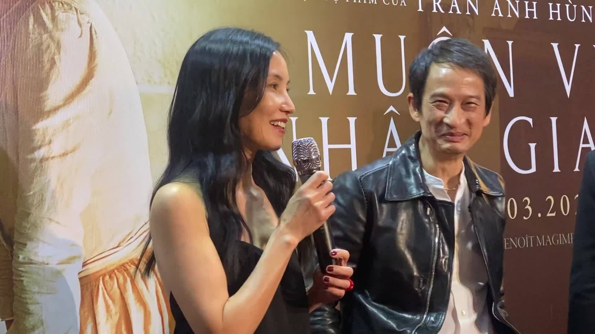 Tran Nu Yen Khe at the premiere of the movie 'The Taste of Things' March 19