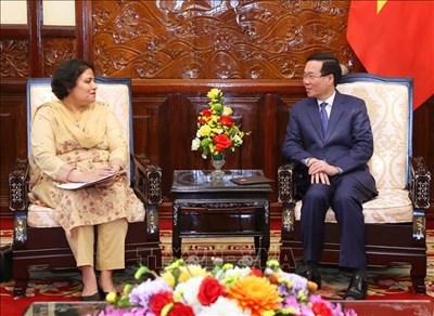 President Vo Van Thuong receives Pakistani Ambassador