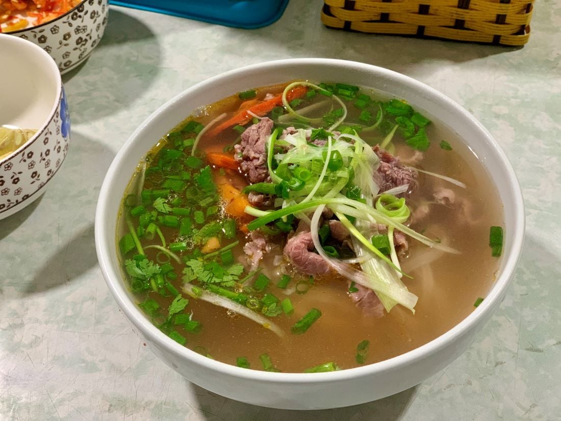 Pho ranks high on the list of dishes with the best broth in Southeast Asia. Photo: Nhat Minh