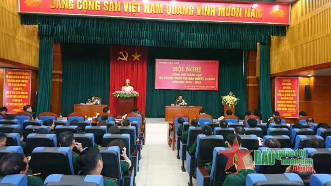 Phòng Hậu cần, Học viện Kỹ thuật quân sự tổng kết công tác năm học 2022-2023