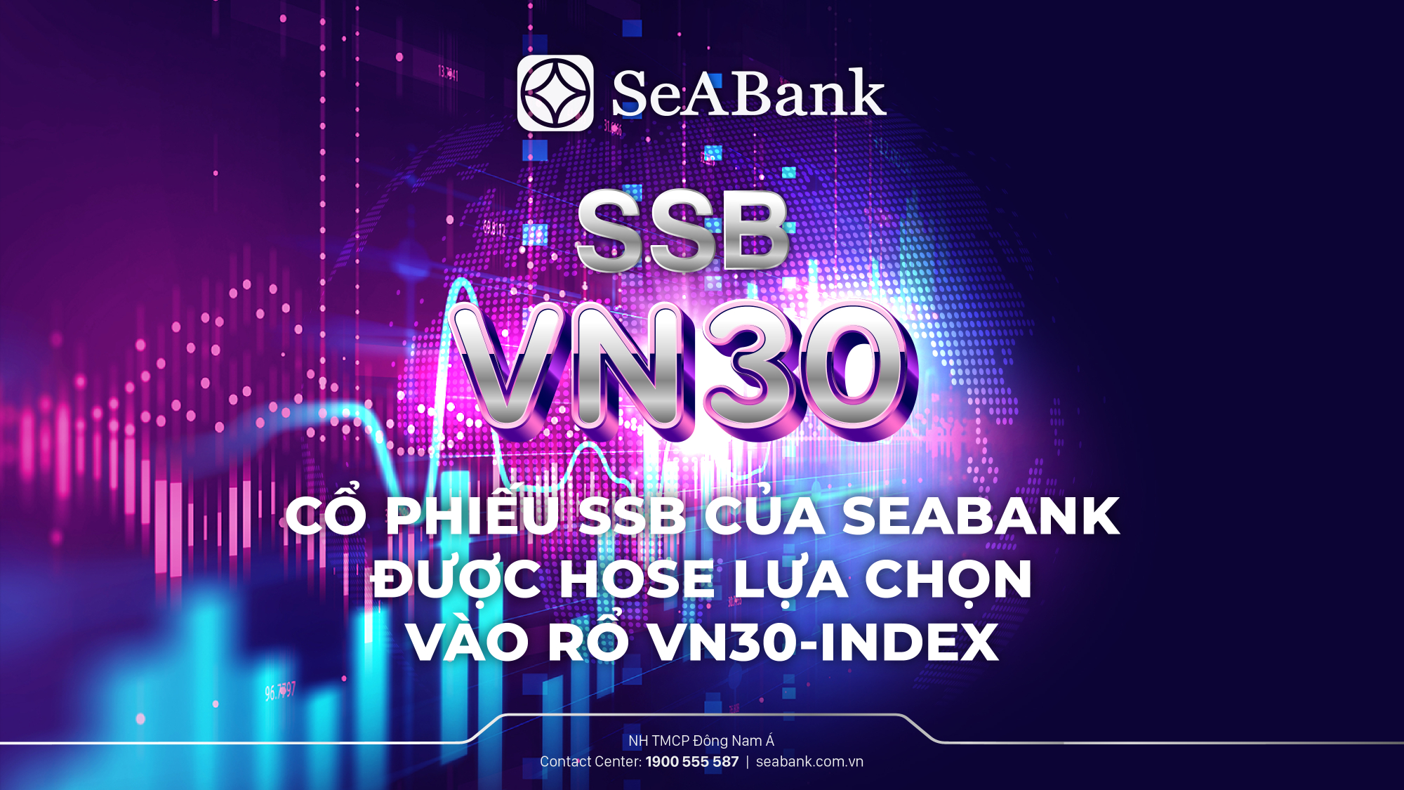 Seabank's SSB stock was selected by Hose into VN30 Index, image 1