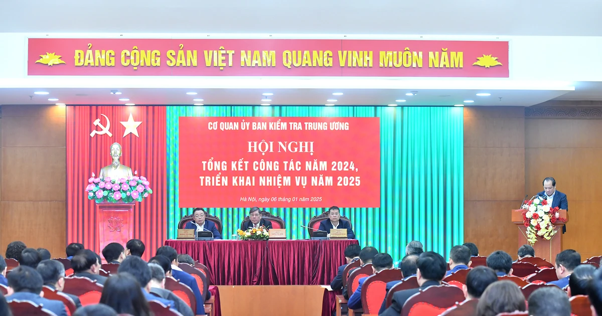 [Ảnh] Hội nghị triển khai hoạt động năm 2025 của Cơ quan Ủy ban Kiểm tra Trung ương