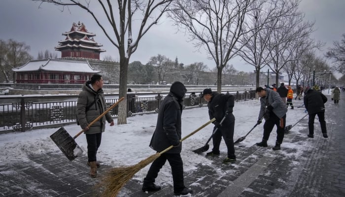 La neige recouvre le nord de la Chine, de nombreuses écoles sont fermées