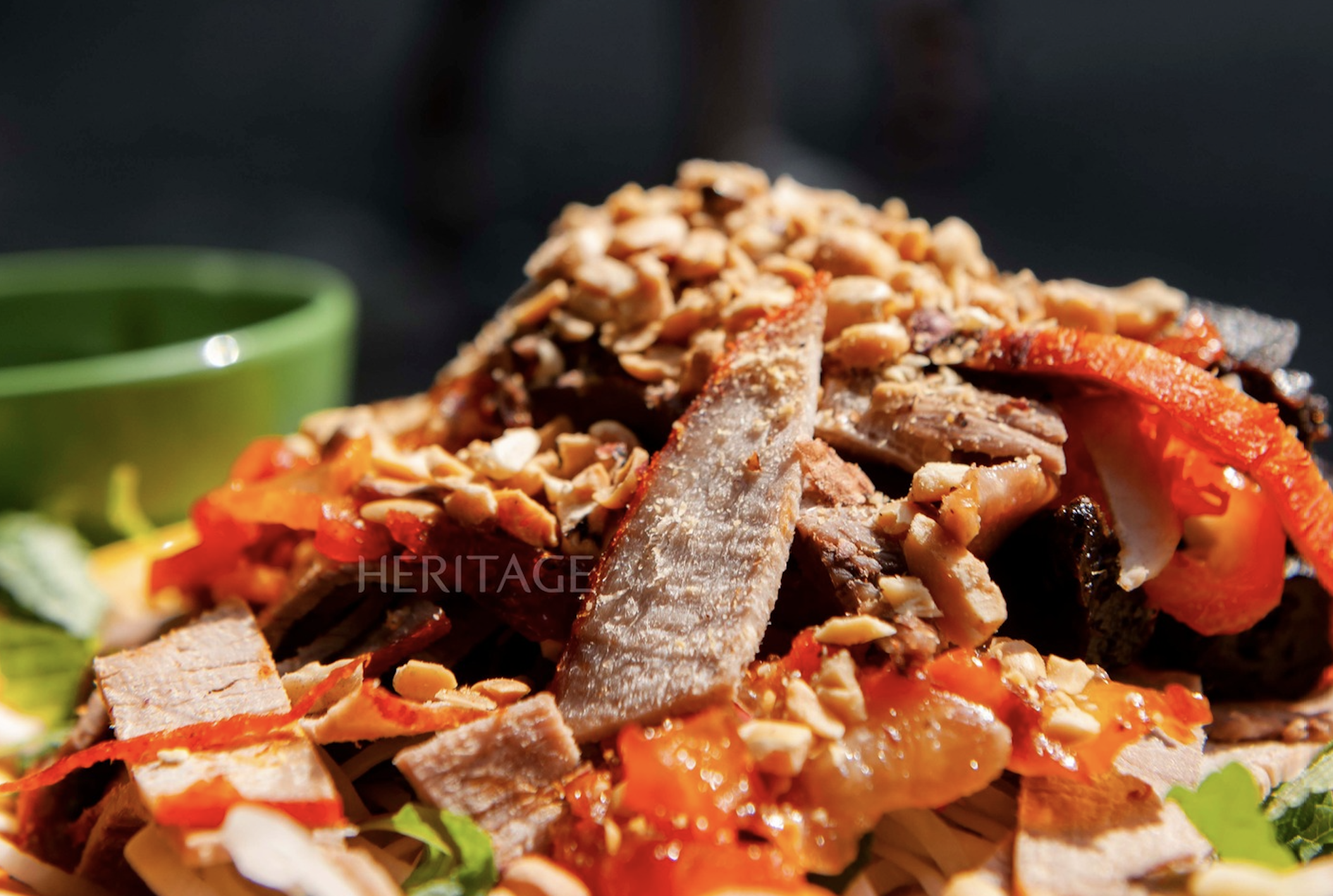 Papaya Salad at Ho Bo Lake - 'The number one snack' of Hanoians