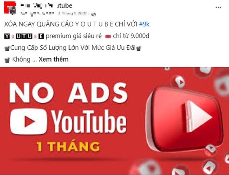 Người dùng nên cảnh giác với các dịch vụ YouTube Premium giá rẻ.