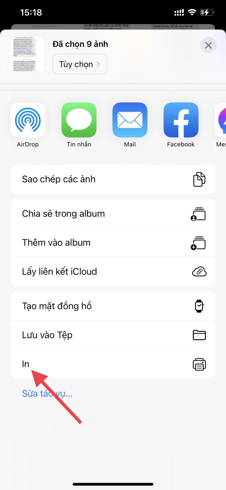 Cách in tin nhắn văn bản từ iPhone - 4