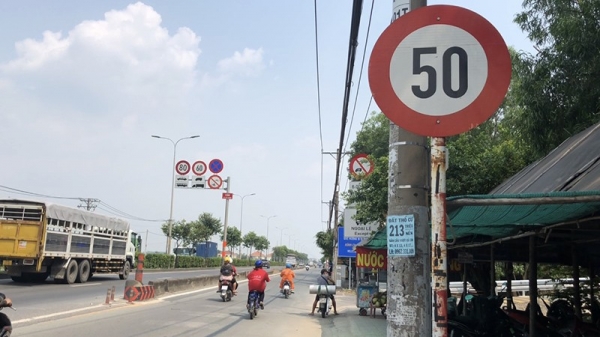 Latest cases of speed limit signs