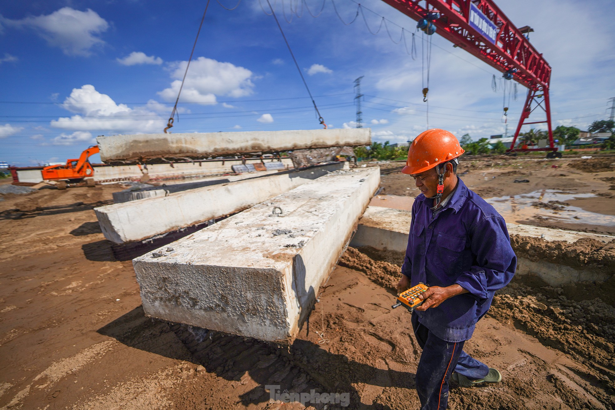 Long An wird mit voller Kraft gefahren, um die Ringstraße 3 von Ho-Chi-Minh-Stadt mit der Schnellstraße Ben Luc-Long Thanh zu verbinden (Foto 5).