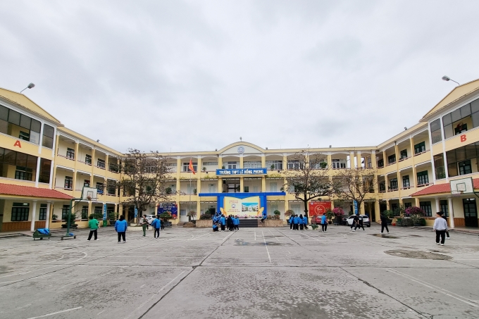 Le Hong Phong High School in Hong Bang District, Hai Phong City. Photo: Le Tan