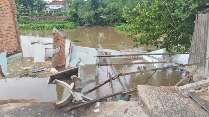 Landslide scene. Photo: Ngoc Tai