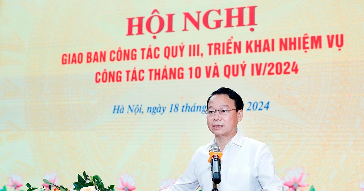 Bộ TN&MT tổ chức Hội nghị triển khai nhiệm vụ công tác Quý IV/2024