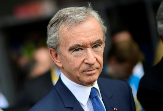 Bernard Arnault at an event in Paris in 2017. Photo: Reuters