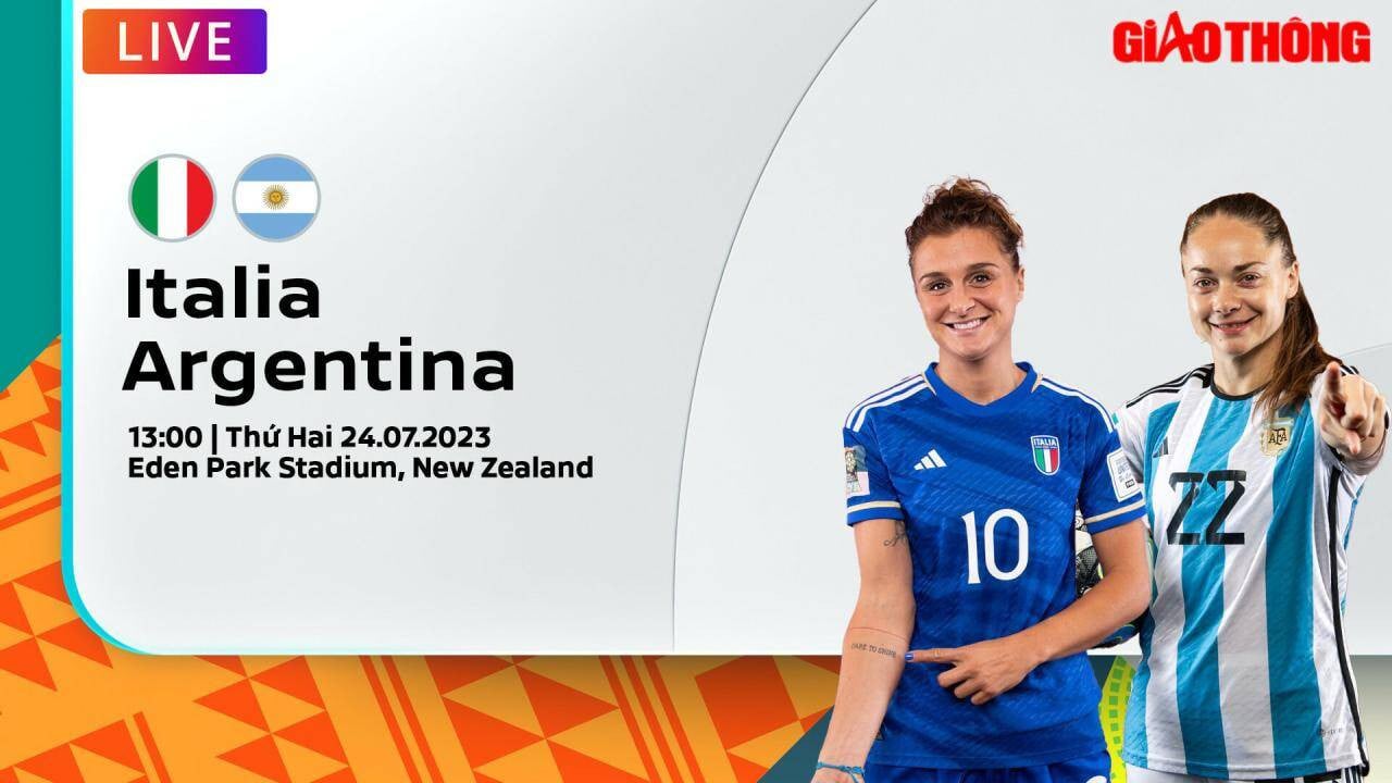 Link xem trực tiếp Italia vs Argentina, World Cup nữ 2023 1