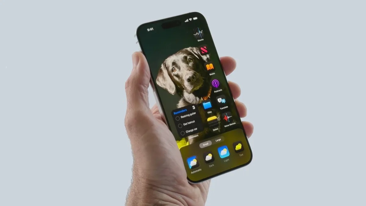 Последние обновления домашнего экрана на ios 18, изображение 1