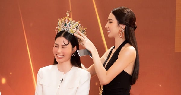 Hoa hậu Thùy Tiên bất ngờ trao vương miện cho Diễm My 9x trước thềm Miss Grand Vietnam 2023