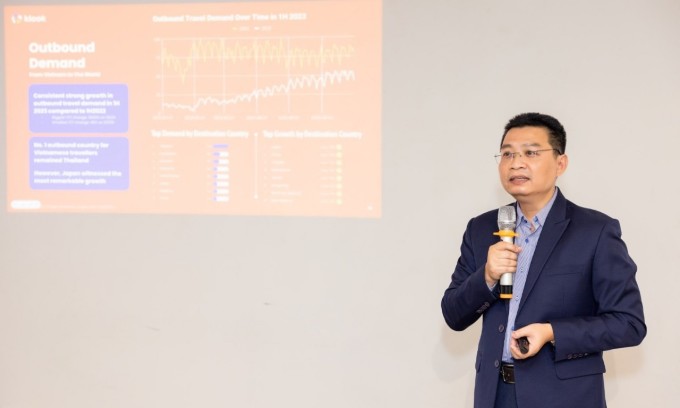 응우옌 후이 호앙 씨가 2023년 관광 트렌드 조사 발표에 참석했습니다.