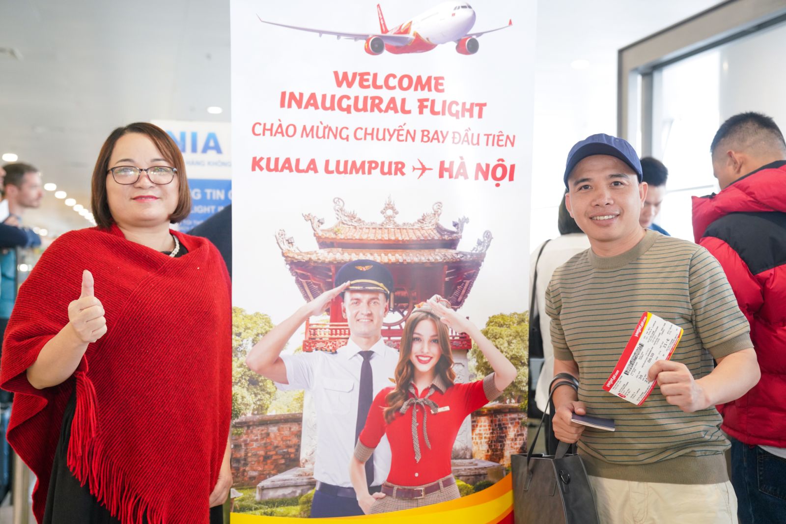 Tin vui: Vietjet chào mừng chuyến bay đầu tiên giữa Kuala Lumpur (Malaysia) và Hà Nội- Ảnh 3.