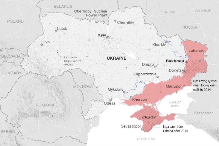 Russland wehrt 8 ukrainische Angriffe in Bachmut ab -0