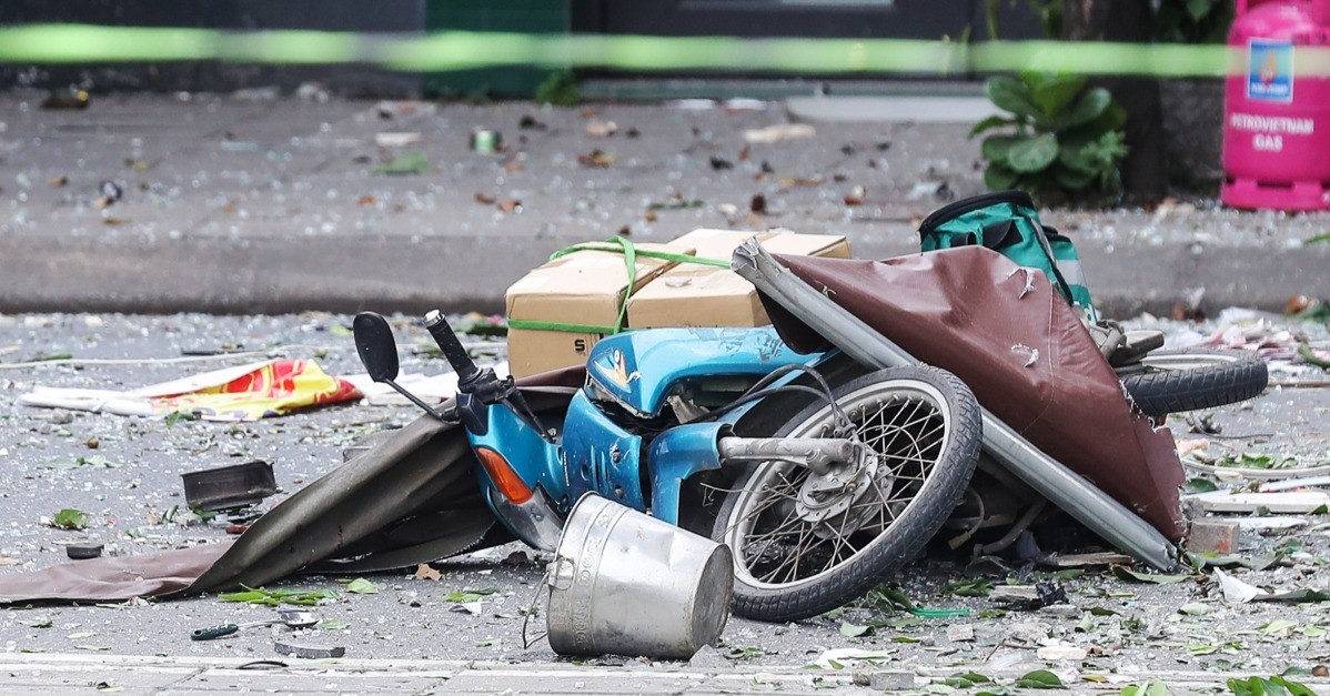 Un témoin choqué raconte l'explosion de gaz qui a blessé 4 personnes à Hanoi