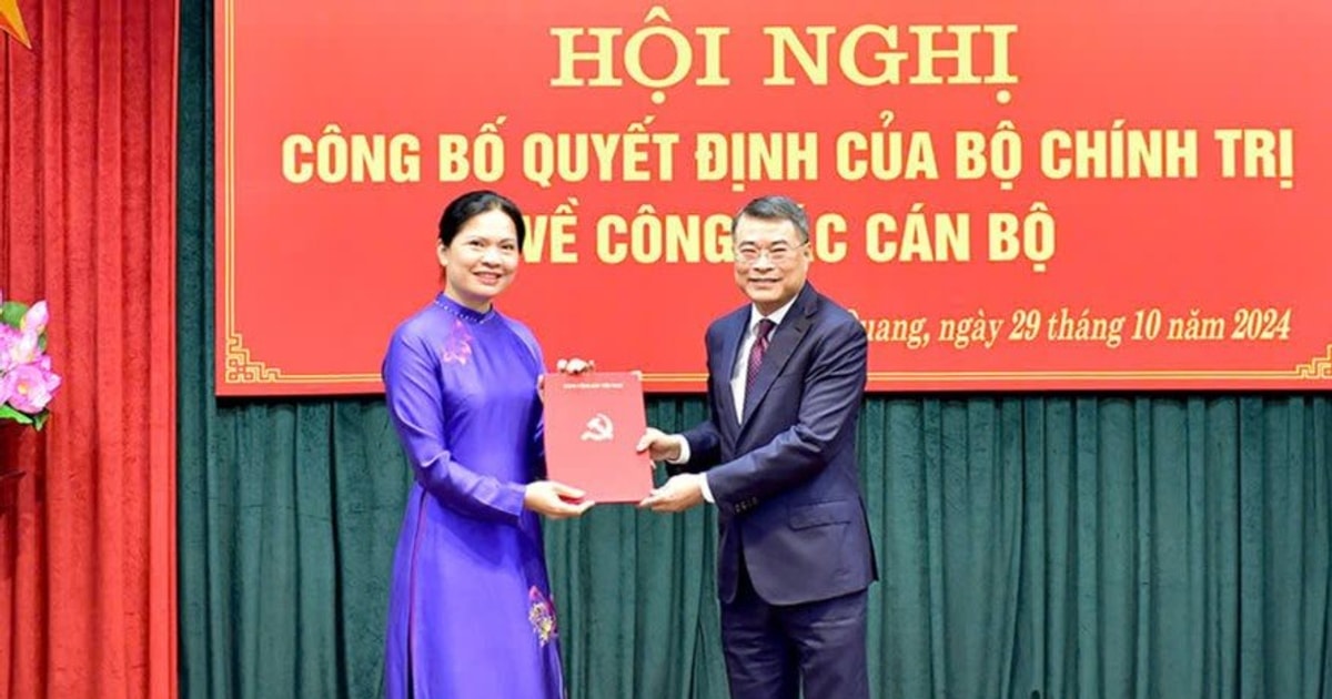 La Sra. Ha Thi Nga fue nombrada Secretaria del Comité del Partido Provincial de Tuyen Quang.