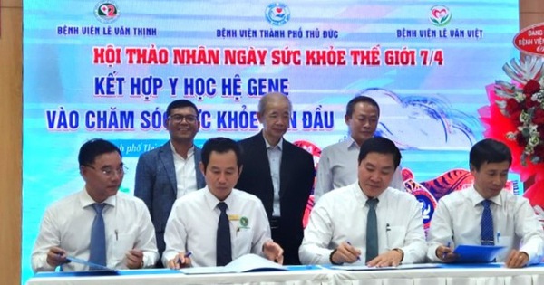 Three hospitals in Thu Duc City want to incorporate genomic medicine into primary health care