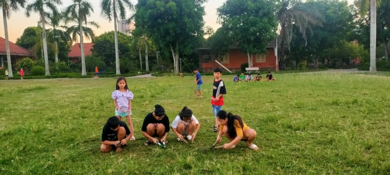 Outside of school hours, children in the Village participate together in building and preserving a green, clean, and beautiful environment.