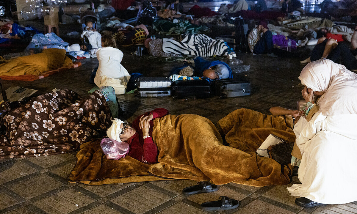 Marokkaner berichten von Momenten der Flucht vor dem Erdbeben