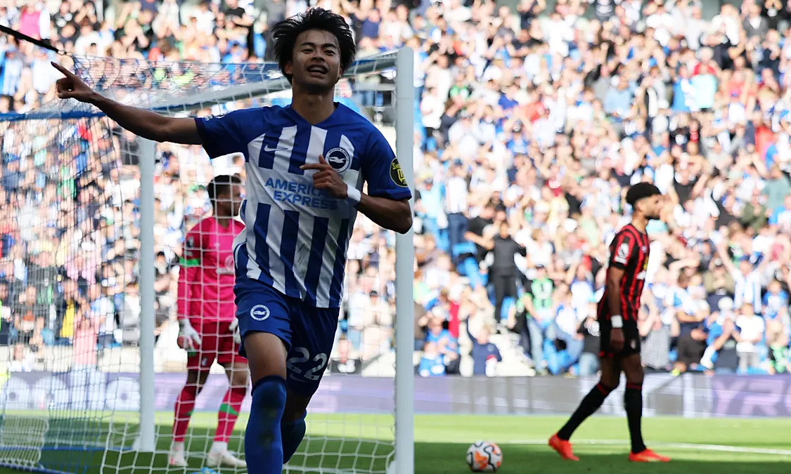 Mitoma führt Brighton auf den dritten Platz in der Premier League