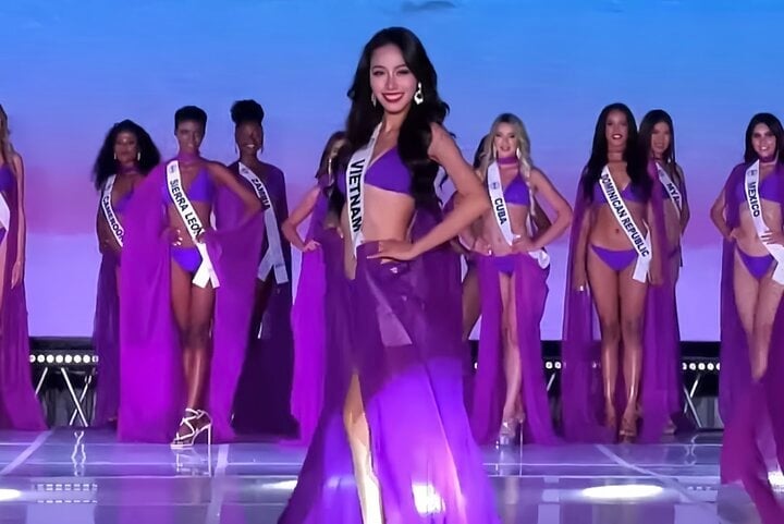 Ngoc Hang s'est distinguée lors de la compétition de bikini.