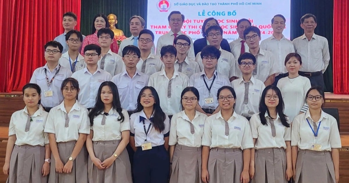 Loạt trường "lạ" ở TPHCM lần đầu tiên có học sinh giỏi quốc gia