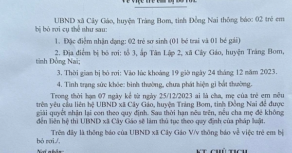 ម្តាយទោល បោះបង់ចោលទារកទើបនឹងកើត ២នាក់