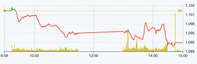 Finance - Banking - Banking stocks become a burden, VN-Index falls below 1,100 points